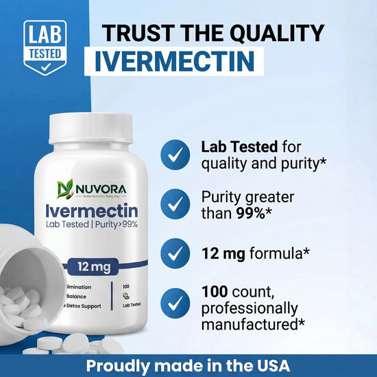Ivermectin 12MG, %99 Purity